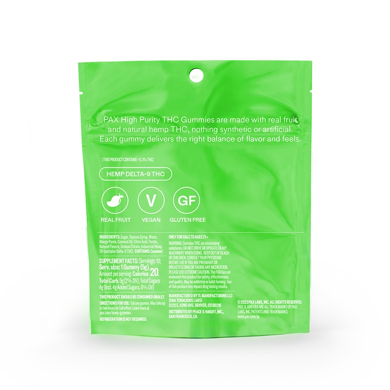 High Purity THC Gummies