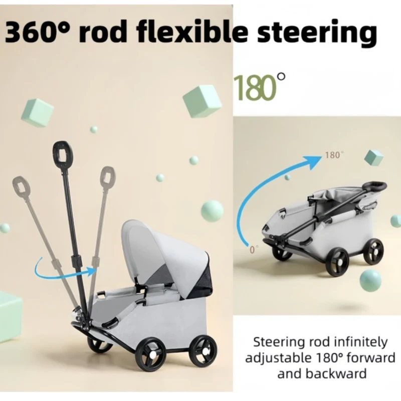 La Gotera Carrito Plegable Multiusos Tipo Vagón