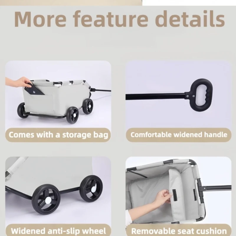 La Gotera Carrito Plegable Multiusos Tipo Vagón