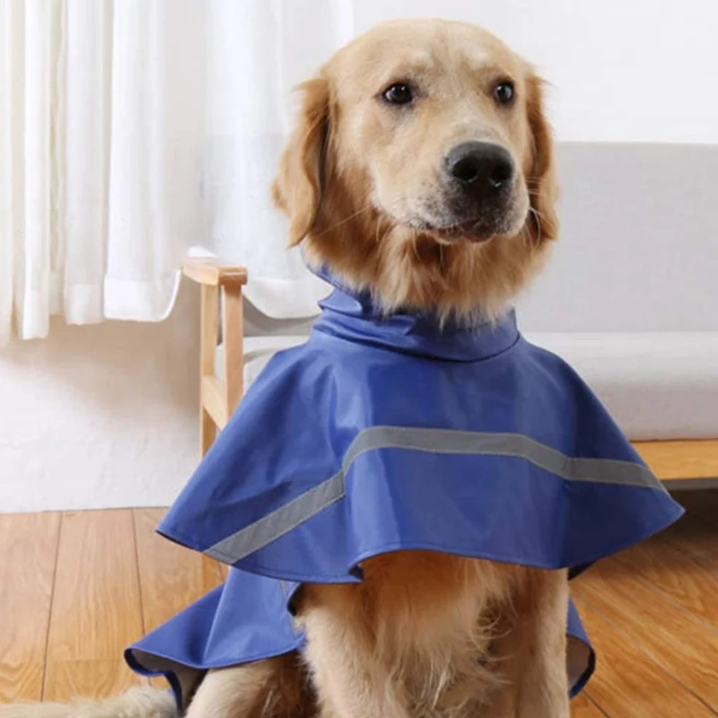 La Gotera Capa de Lluvia para Mascota, Color Azul