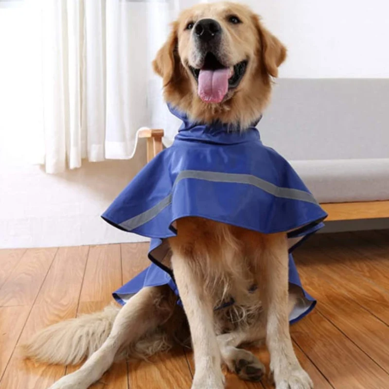 La Gotera Capa de Lluvia para Mascota, Color Azul