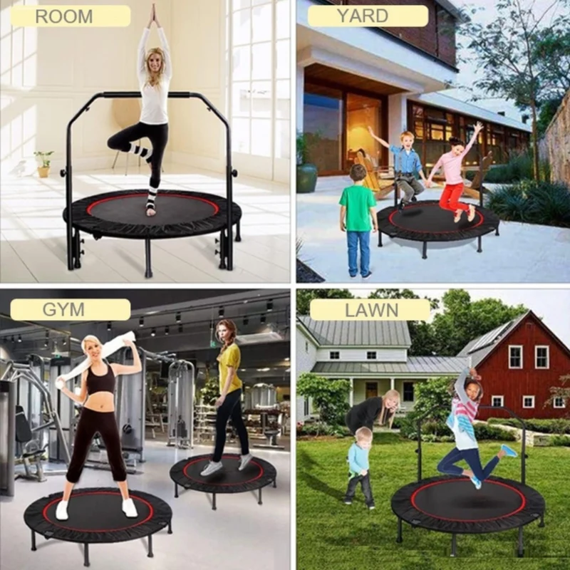 La Gotera Trampolín Fitnes con Barra Ajustable 40", ENCT40