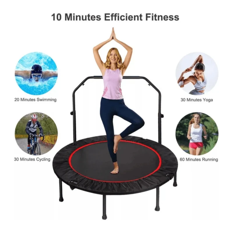 La Gotera Trampolín Fitnes con Barra Ajustable 40", ENCT40