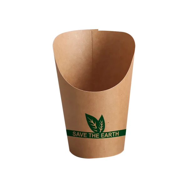 Envase redondo Kraft fritos/Wrap 480ml- 16 oz (1000 unid/caja) (exclusivo online)