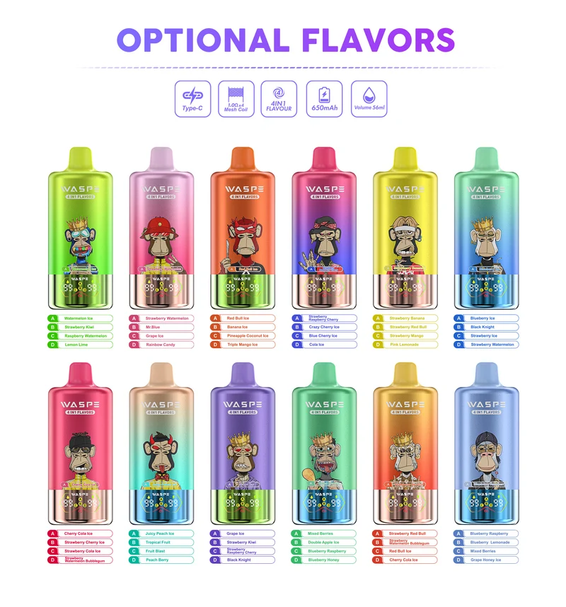 WASPE 100000Puffs | 4en1