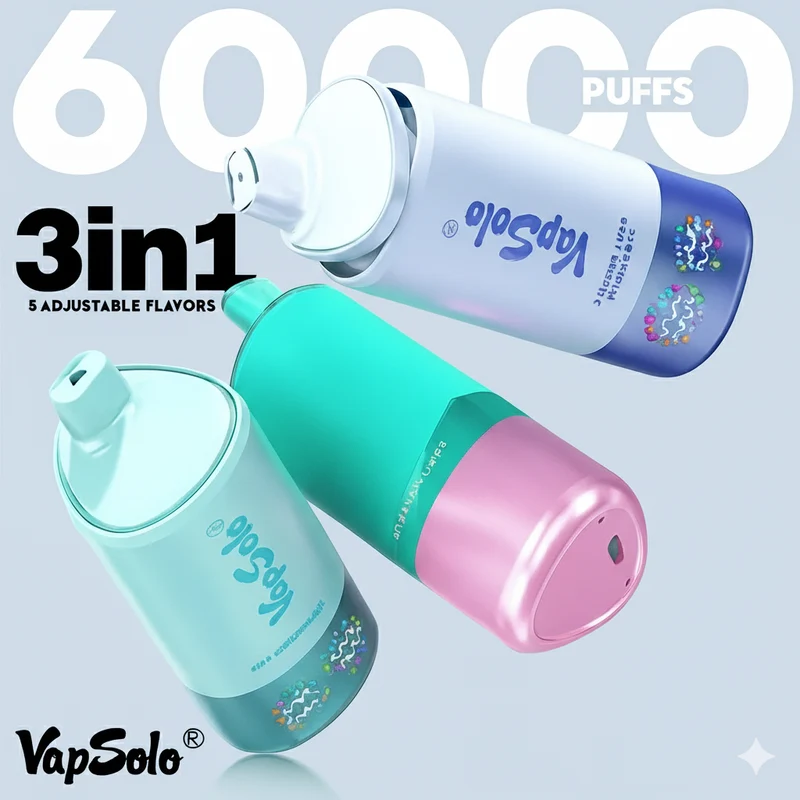 VAPSOLO TRIPLE PRO 3en1 60k | Triple sabor