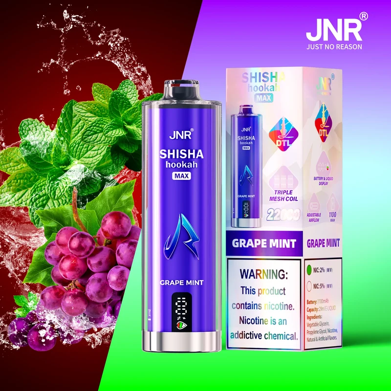 JNR HOOKA SHISHA MAX 22k Puffs