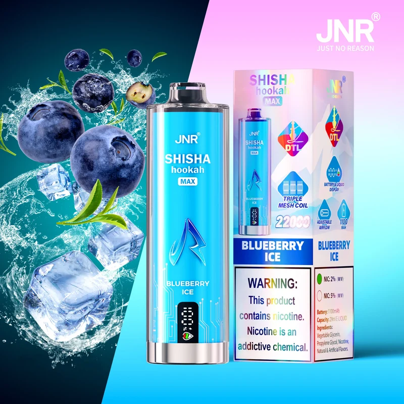 JNR HOOKA SHISHA MAX 22k Puffs