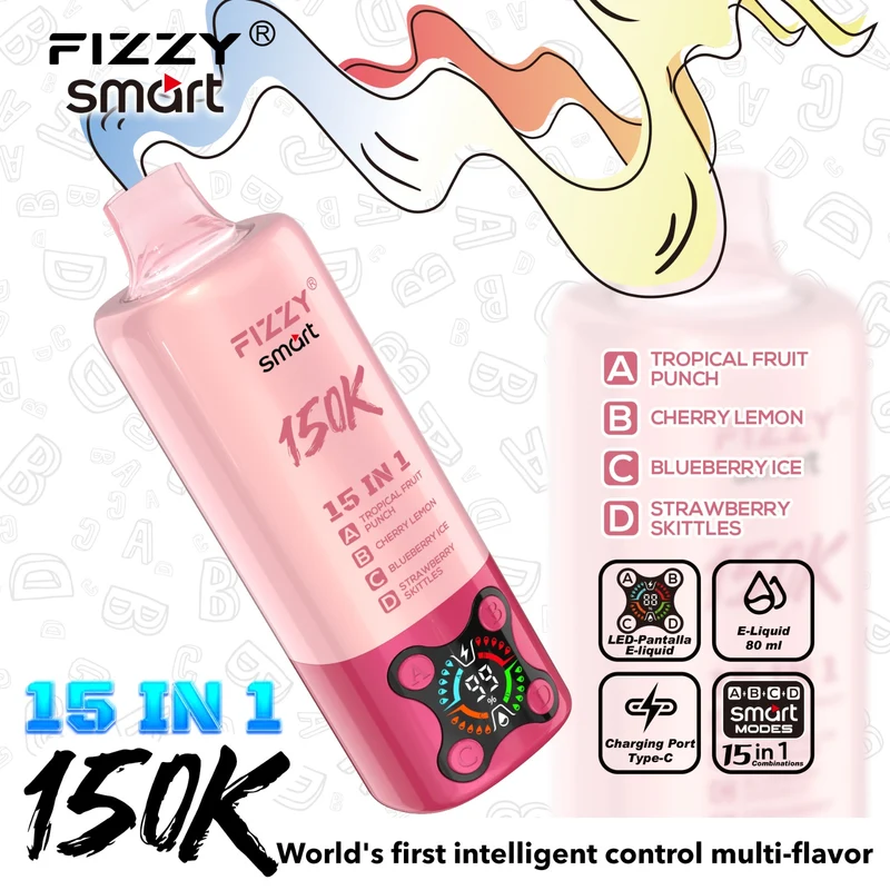 FIZZY SMART 150K | 15 sabores en 1