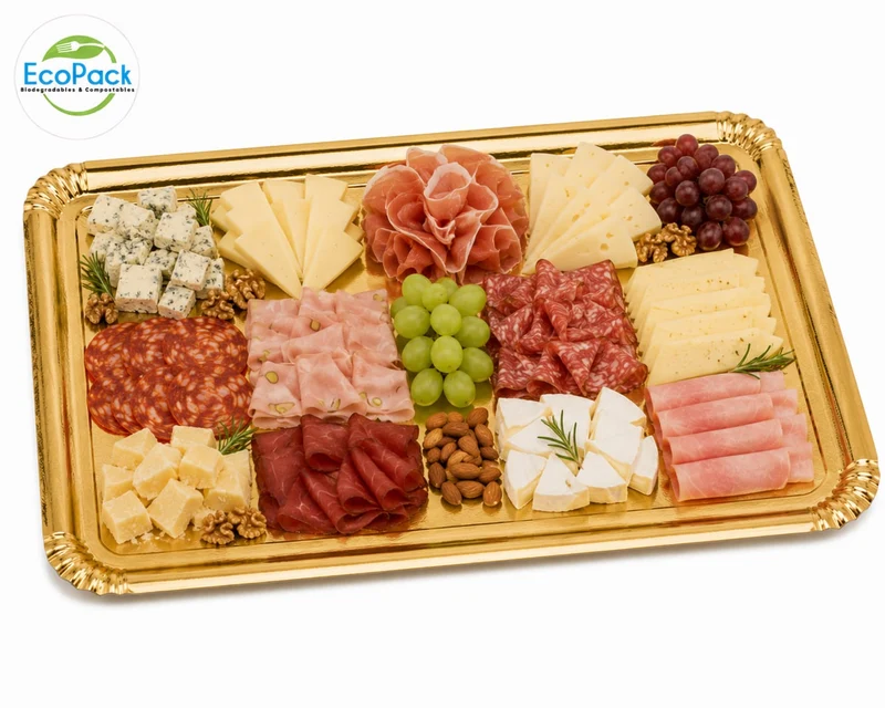 Bandeja Dorada Elite Plus 27,5x19cm