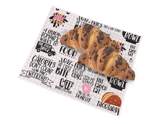 Papel Antigrasa Fast Food 20x25cm (500 unid/pack)