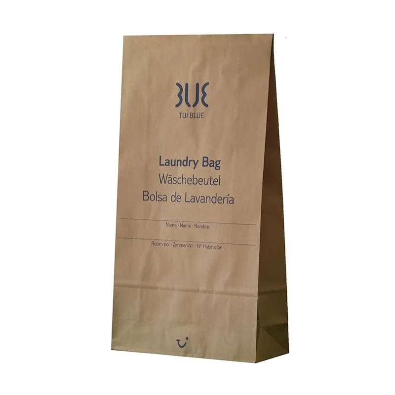 Bolsa Americana Kraft XS (18+11x34cm) - (personalizada a 1 tinta - 2 caras)- 1500 unidades