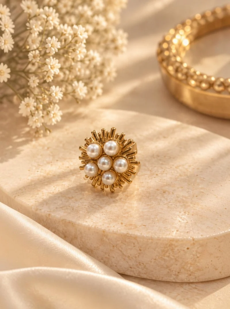 Anillo Perlas