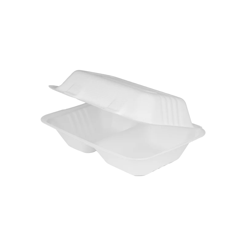 Portamenu Fibra Caña 25x15,5x4,8cm 2 comp. 1000ml