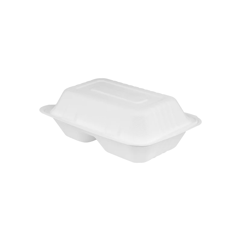 Portamenu Fibra Caña 25x15,5x4,8cm 2 comp. 1000ml