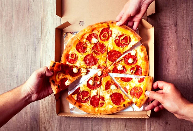 Caja Pizza Kraft 33x33x3,5cm (100 unidades)
