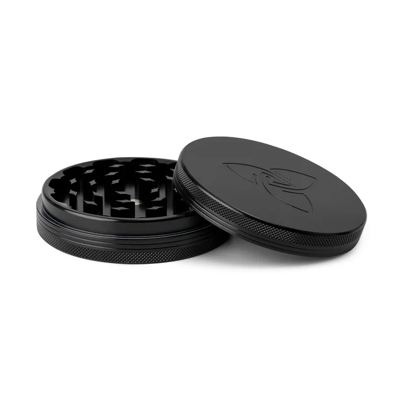 Hizen - Alu Grinder 100 mm 2-teilig Schwarz
