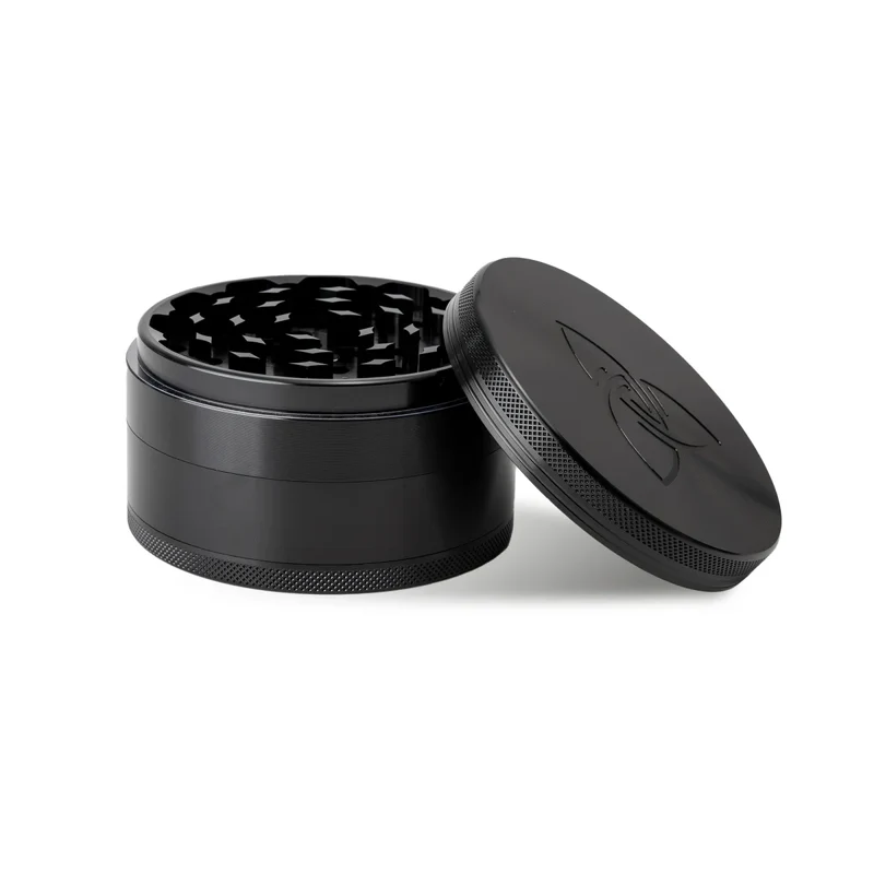 Hizen - Alu Grinder 100 mm 4-teilig Schwarz