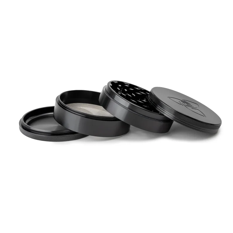 Hizen - Alu Grinder 100 mm 4-teilig Schwarz
