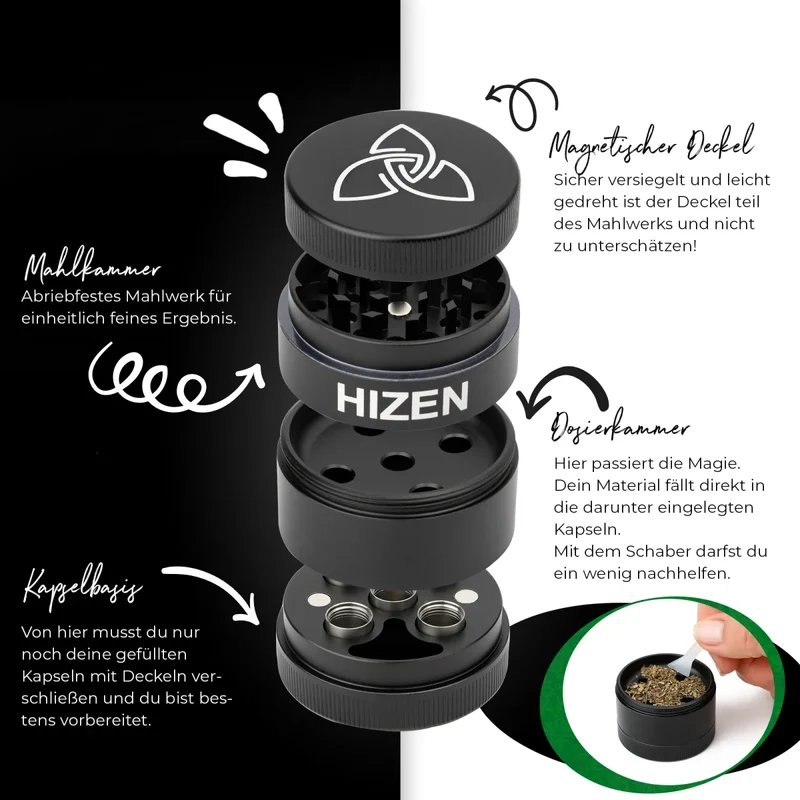 Hizen - Kapsel Grinder