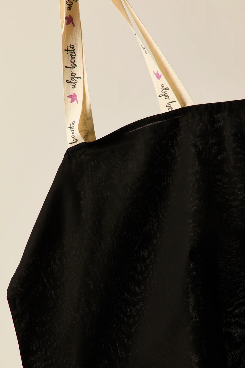 Tote bag 100% algodón negro