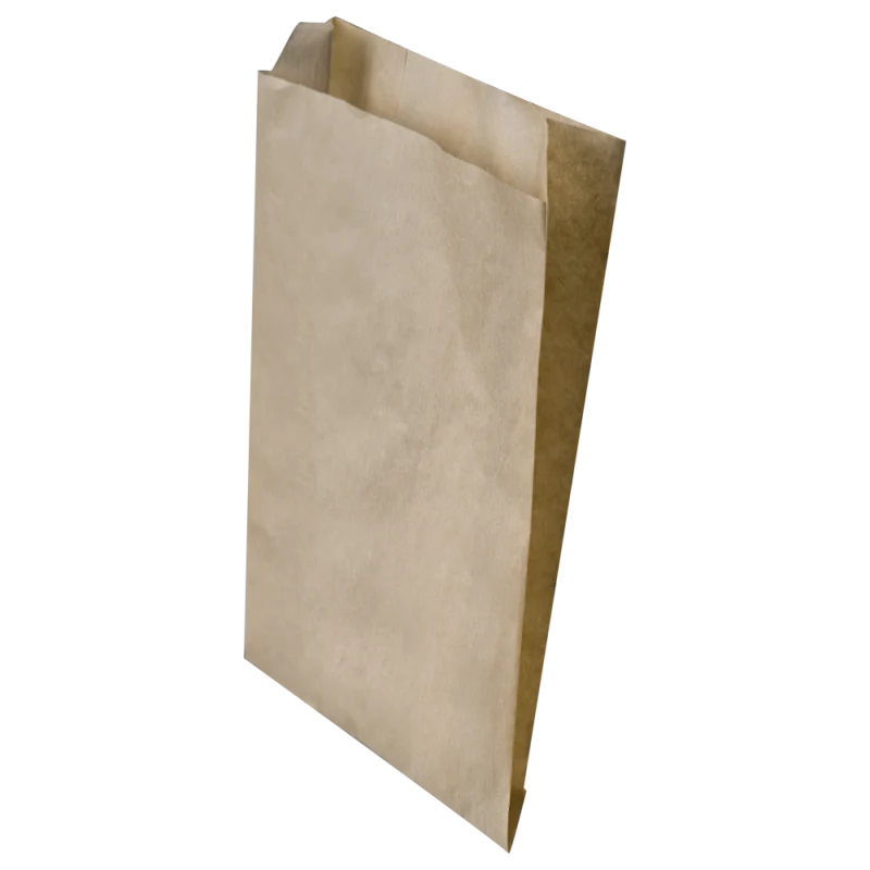 Bolsa Bollería Papel Kraft Verjurado 9+5x24cm