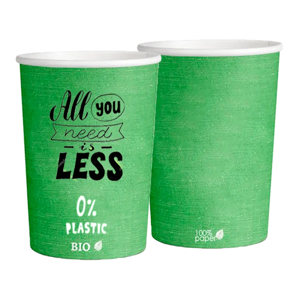 Vasos Verdes Plastic Free 480ml (16oz) (1000 unid/caja)