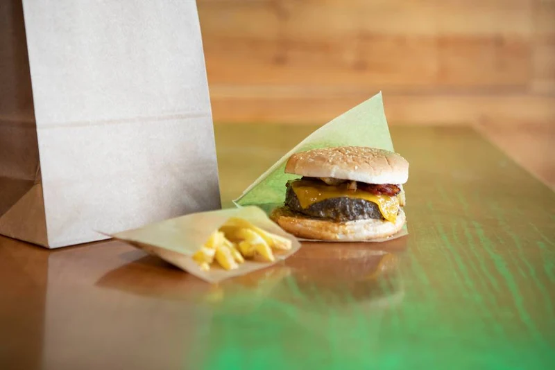 Bolsa Antigrasa Kraft Fast Food 15x15cm