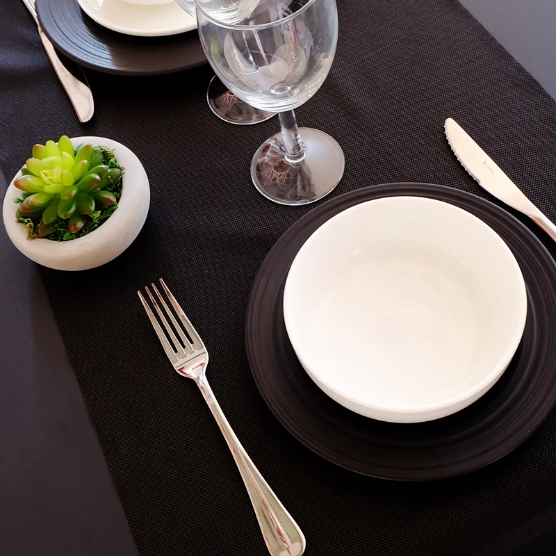 Rollo Mantel-Camino de Mesa Newtex Negro 0,40x48mt