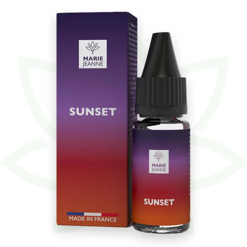 E-Líquido CBD Sunset - 0 a 600 mg CBD - 10ml - Marie Jeanne