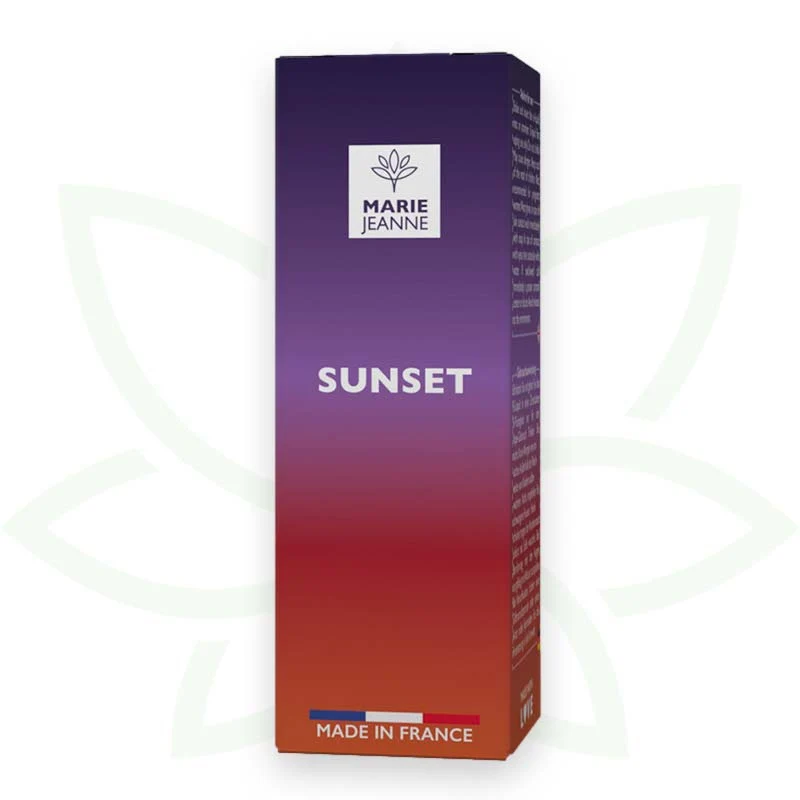 E-Líquido CBD Sunset - 0 a 600 mg CBD - 10ml - Marie Jeanne