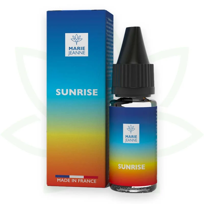 E-Líquido CBD Sunrise - 0 a 600 mg CBD - 10ml - Marie Jeanne
