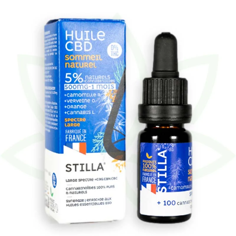 Natural Sleep 10ml - Aceite de CBD 5% a 25% - Estilla de amplio espectro