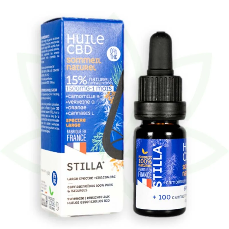 Natural Sleep 10ml - Aceite de CBD 5% a 25% - Estilla de amplio espectro