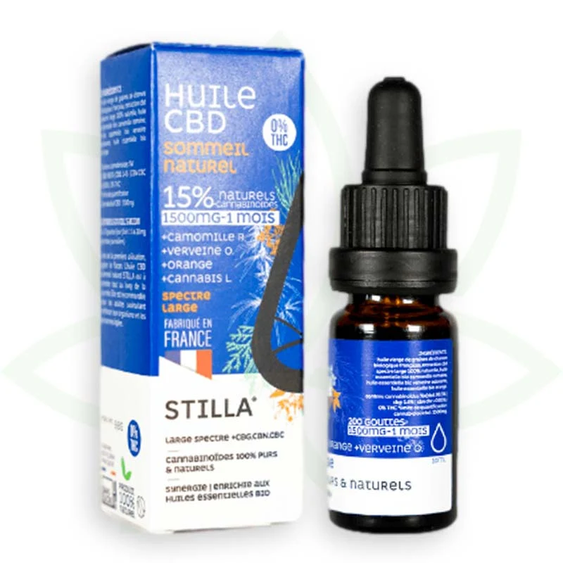 Natural Sleep 10ml - Aceite de CBD 5% a 25% - Estilla de amplio espectro