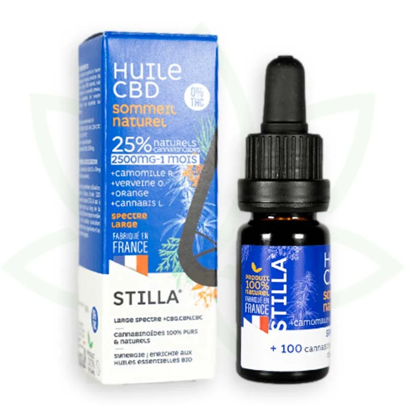 Natural Sleep 10ml - Aceite de CBD 5% a 25% - Estilla de amplio espectro