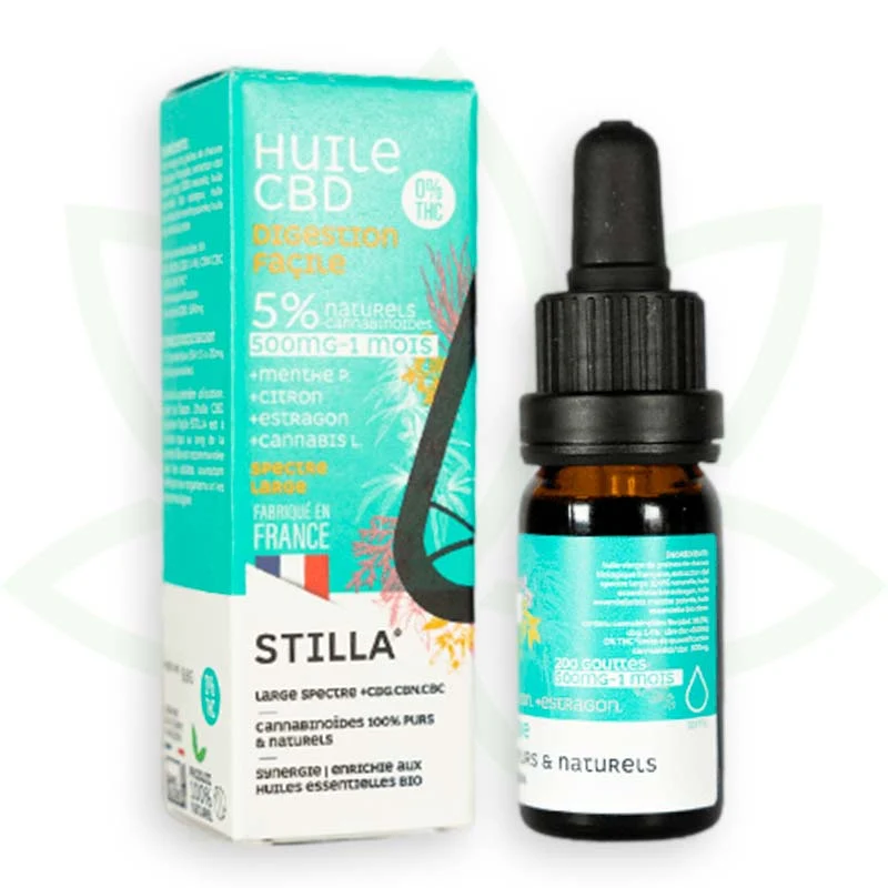 Digestion Facile 10ml - Aceite de CBD 5% a 25% - Estilla de Amplio Espectro