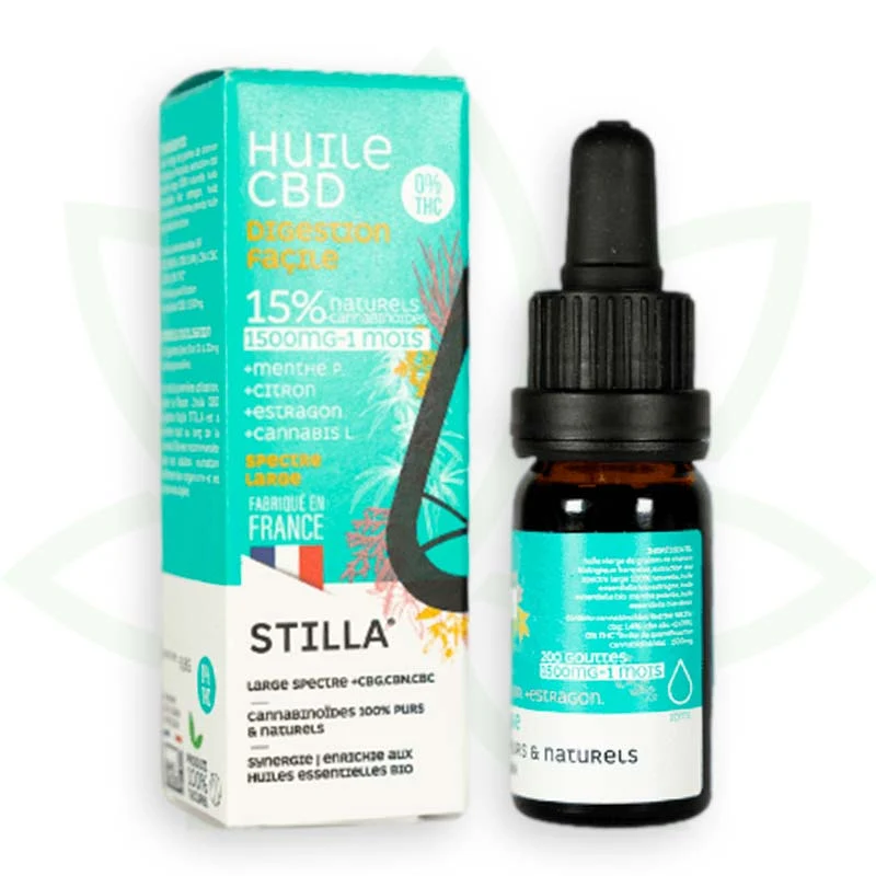 Digestion Facile 10ml - Aceite de CBD 5% a 25% - Estilla de Amplio Espectro