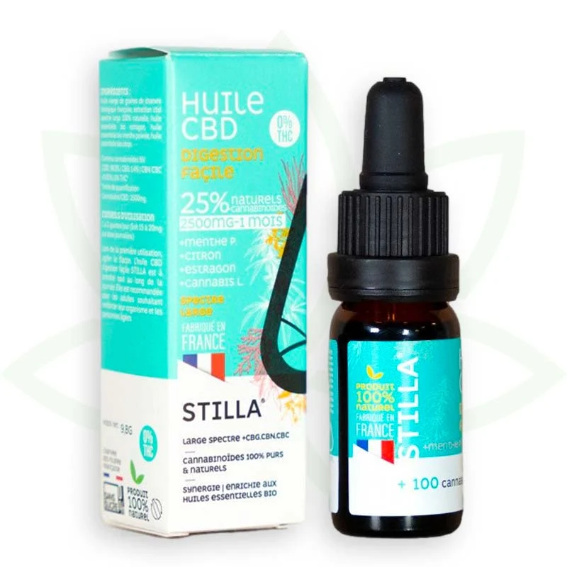 Digestion Facile 10ml - Aceite de CBD 5% a 25% - Estilla de Amplio Espectro