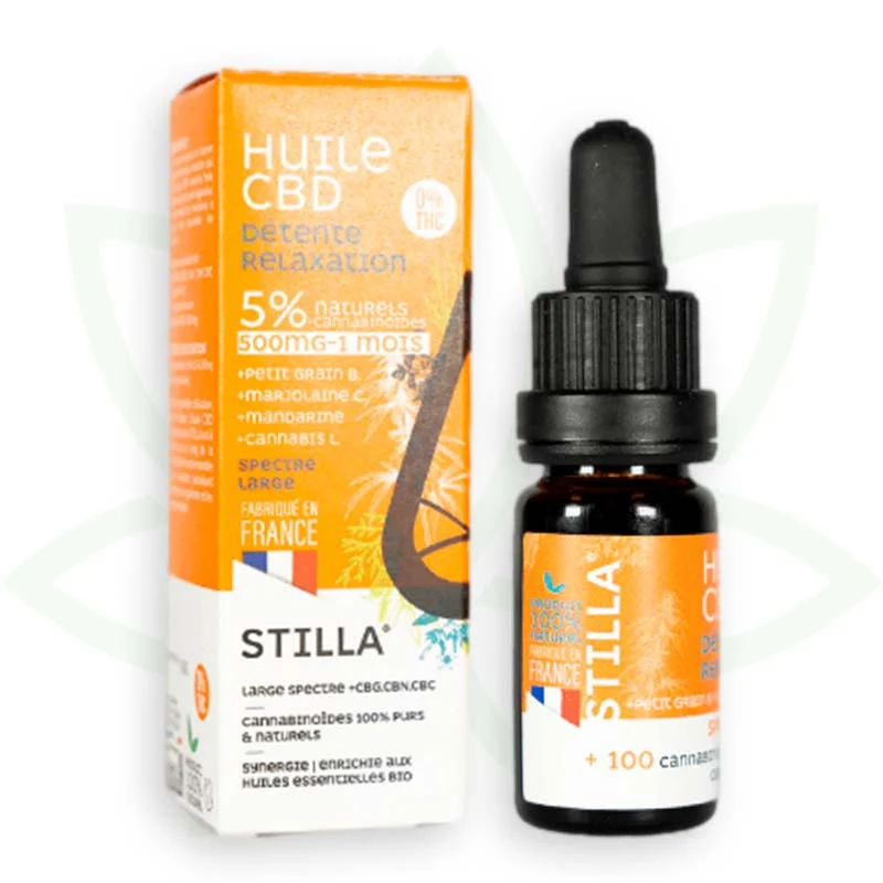 Relaxation 10ml - Aceite de CBD 5% a 25% - Estilla de amplio espectro