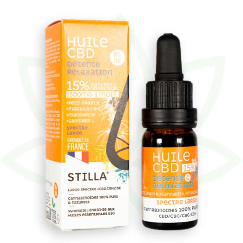 Relaxation 10ml - Aceite de CBD 5% a 25% - Estilla de amplio espectro