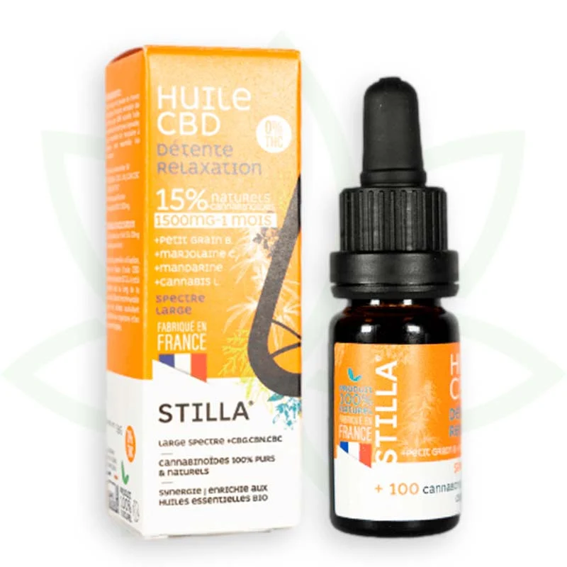 Relaxation 10ml - Aceite de CBD 5% a 25% - Estilla de amplio espectro