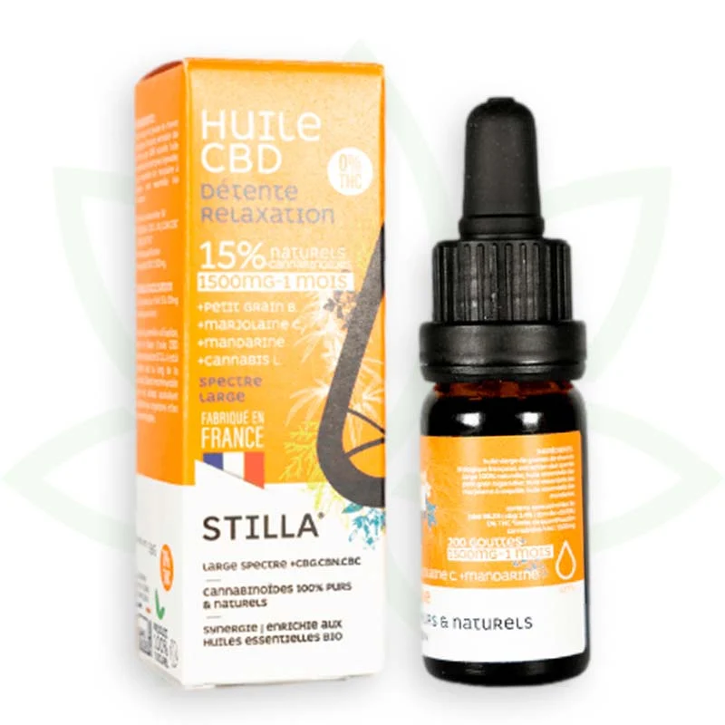 Relaxation 10ml - Aceite de CBD 5% a 25% - Estilla de amplio espectro