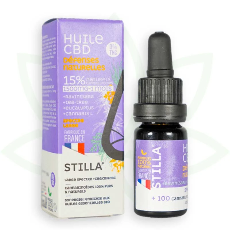 Natural Defences 10ml - Aceite de CBD 5% a 25% - Estilla de amplio espectro