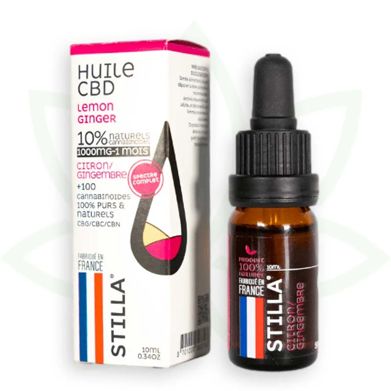 Jengibre Limón 10ml - Aceite de CBD 10% a 40% - Full Spectrum Stilla