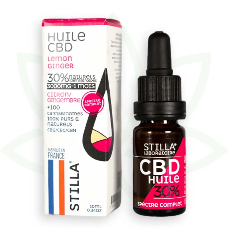 Jengibre Limón 10ml - Aceite de CBD 10% a 40% - Full Spectrum Stilla