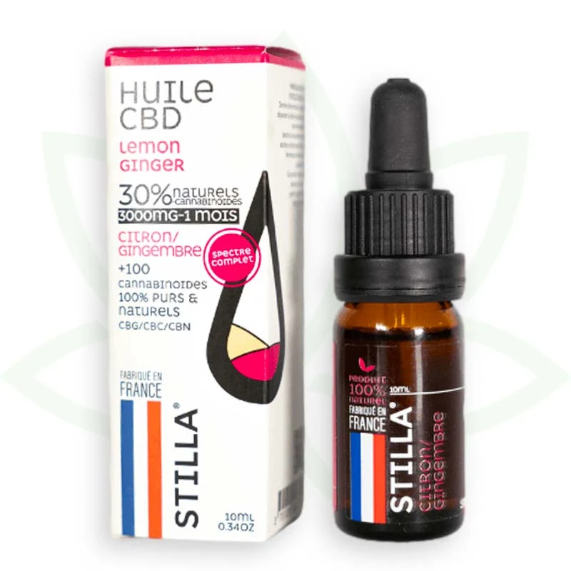 Jengibre Limón 10ml - Aceite de CBD 10% a 40% - Full Spectrum Stilla
