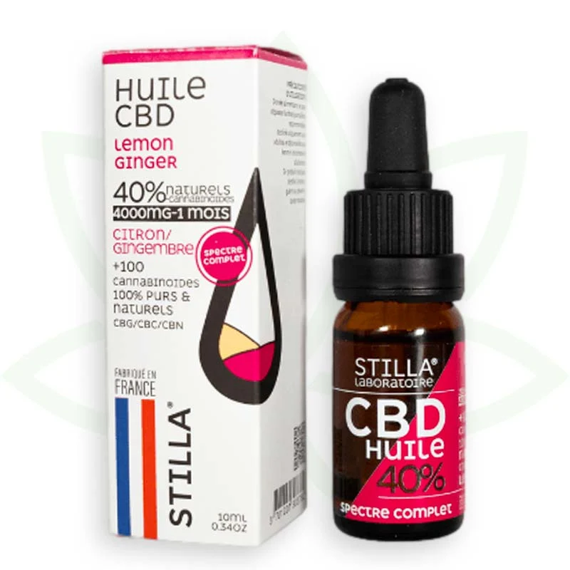 Jengibre Limón 10ml - Aceite de CBD 10% a 40% - Full Spectrum Stilla
