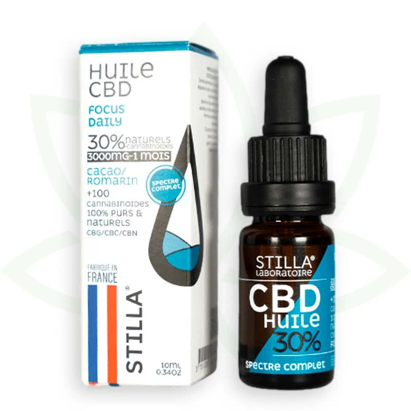 Focus Daily 10ml - Aceite de CBD 10% a 40% - Full Spectrum Stilla