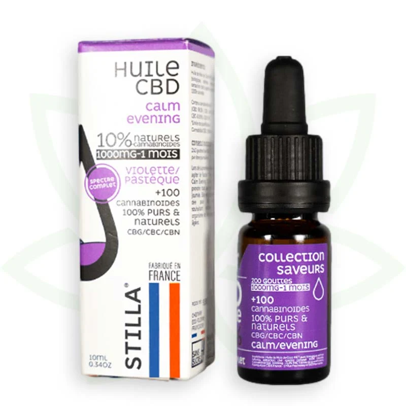 Calm Evening 10ml - Aceite de CBD 10% a 40% - Full Spectrum Stilla